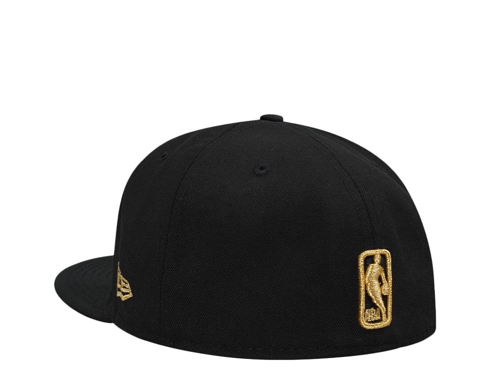 New Era Golden State Warriors Black Gold Details Classic Edition 59Fifty Fitted Hat