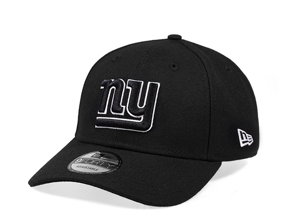 New Era New York Giants Black Edition 9Forty Strapback Hat