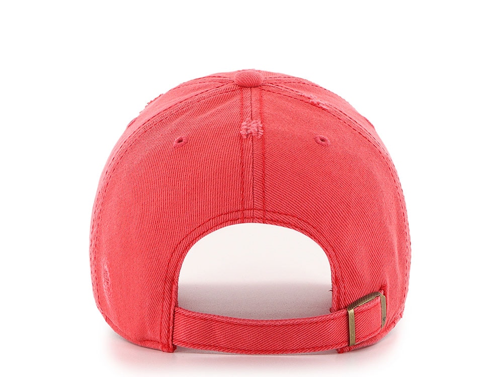 47 Brand Detroit Red Wings Weathered Red Clean Up Strapback Hat