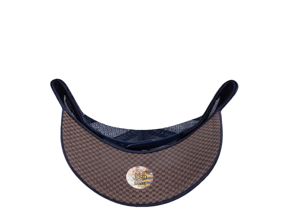 Djinns Glencheck Navy Trucker Snapback Hat