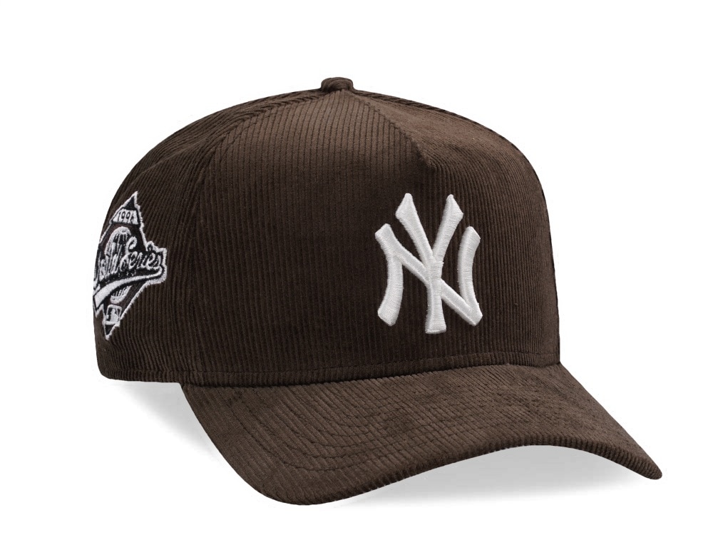 New Era New York Yankees World Series 1996 Walnut Corduroy Prime Edition 9Forty A Frame Snapback Hat