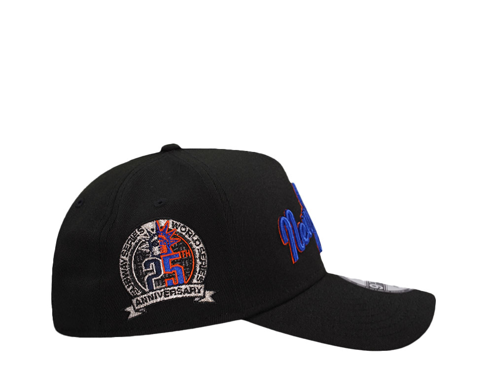 New Era New York Mets 25th Anniversary Black Prime Edition 9Forty A Frame Snapback Hat