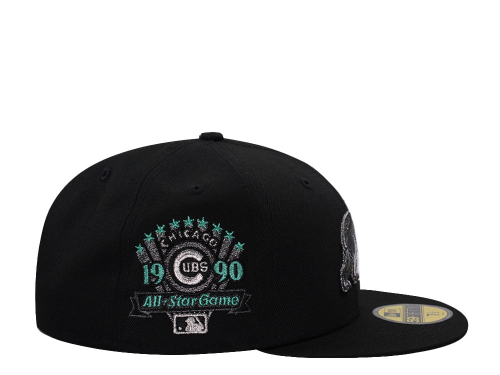 New Era Chicago Cubs All Star Game 1990 Black Prime Edition 59Fifty Fitted Hat