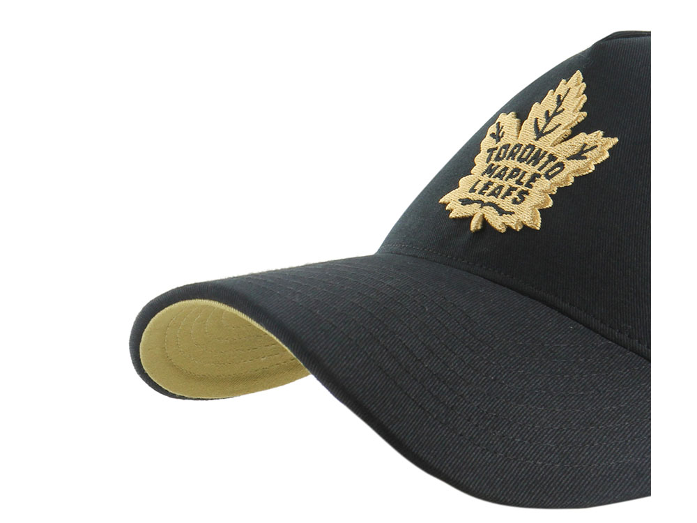 47Brand Toronto Maple Leafs Vintage Stanley Black Sure Shot Edition MVP Snapback Hat