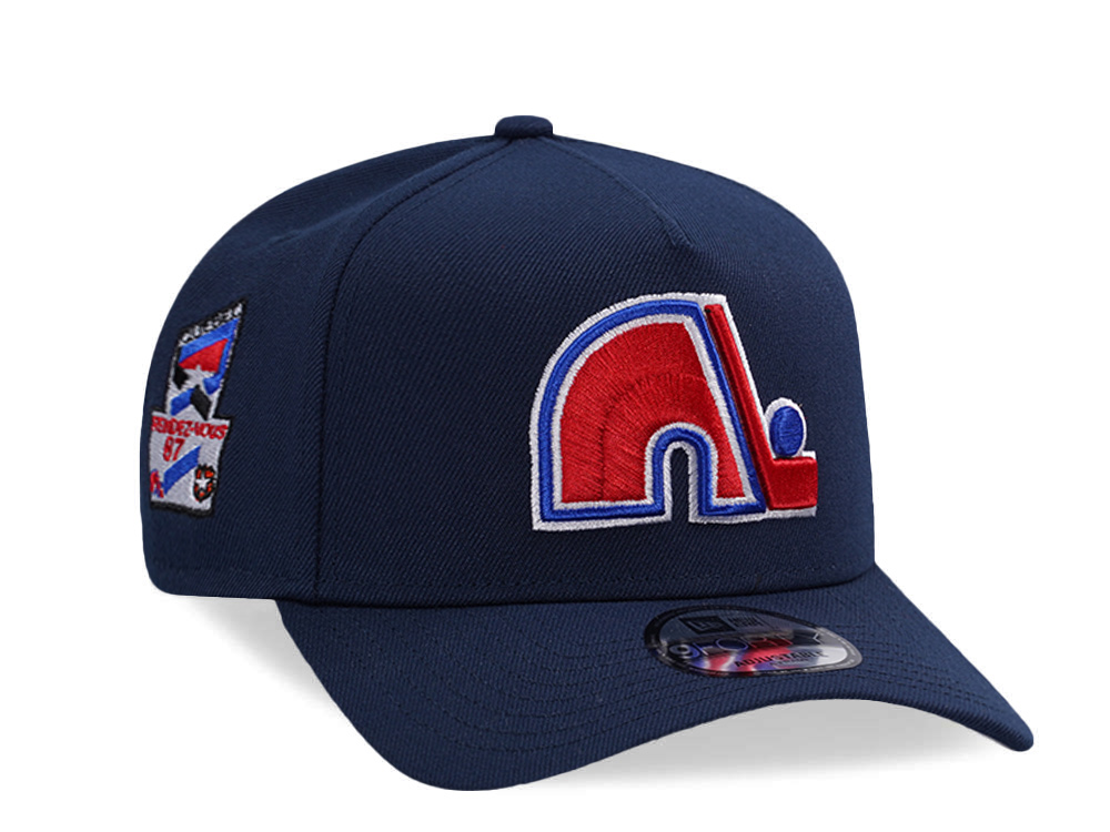 New Era Quebec Nordiques All Star Game 1987 Ocean Blue Prime Edition 9Forty A Frame Snapback Hat