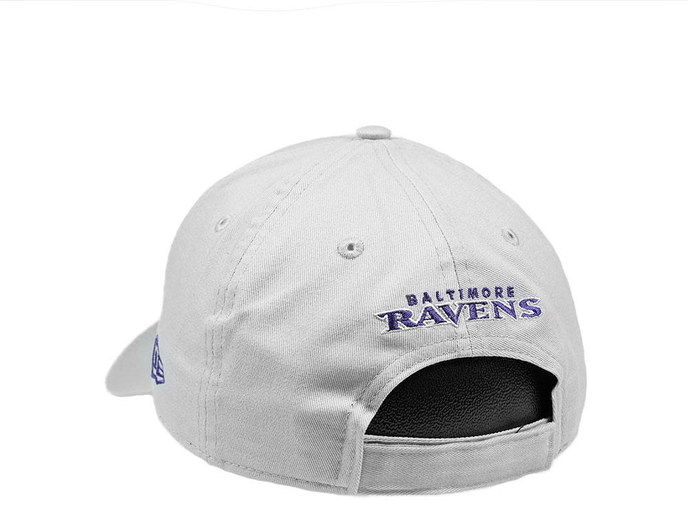 New Era Baltimore Ravens Gray Pop Edition 9Forty Strapback Hat