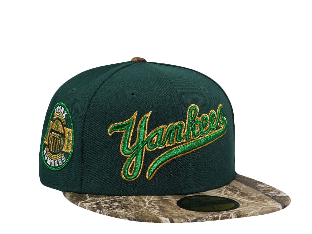 New Era New York Yankees Bronx Bombers Dark Green Two Tone Edition 59Fifty Fitted Hat