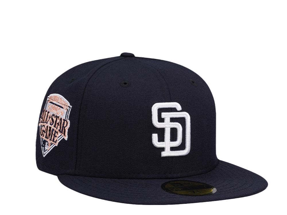 New Era San Diego Padres All Star Game 1992 Navy Peach Edition 59Fifty Fitted Hat
