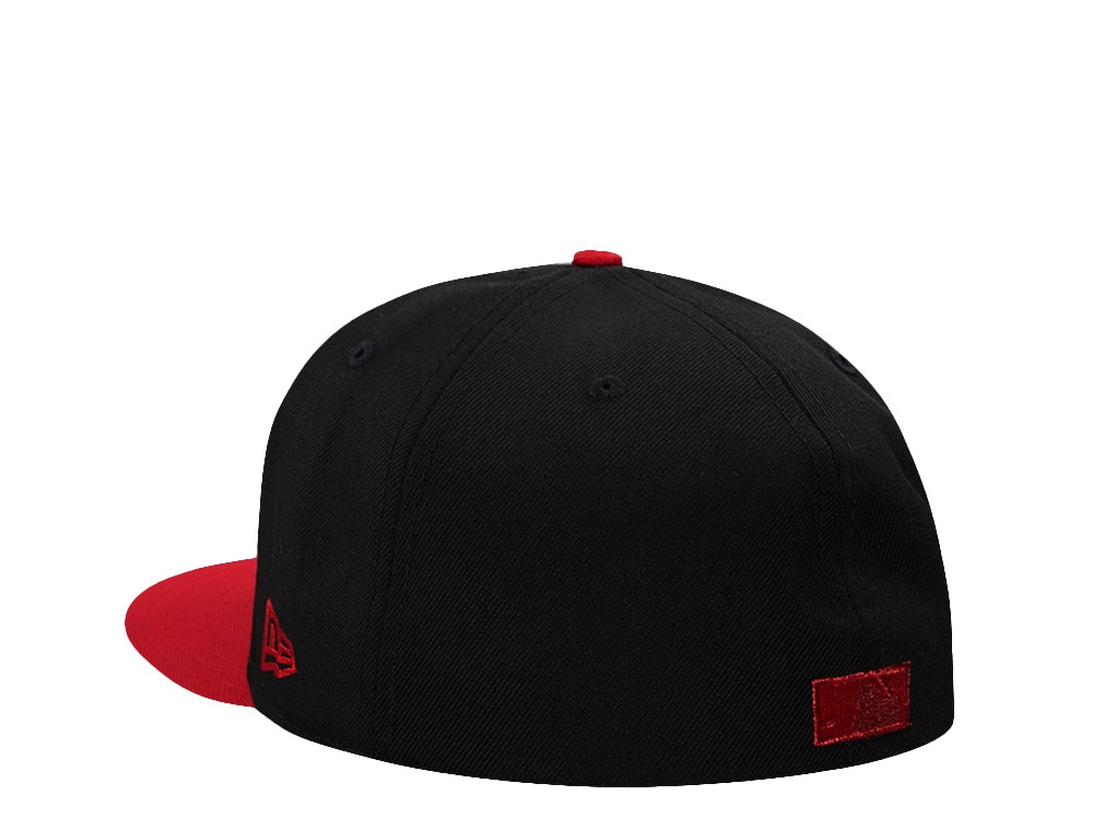 New Era Milwaukee Brewers 25th Anniversary Black Two Tone Edition 59Fifty Fitted Hat