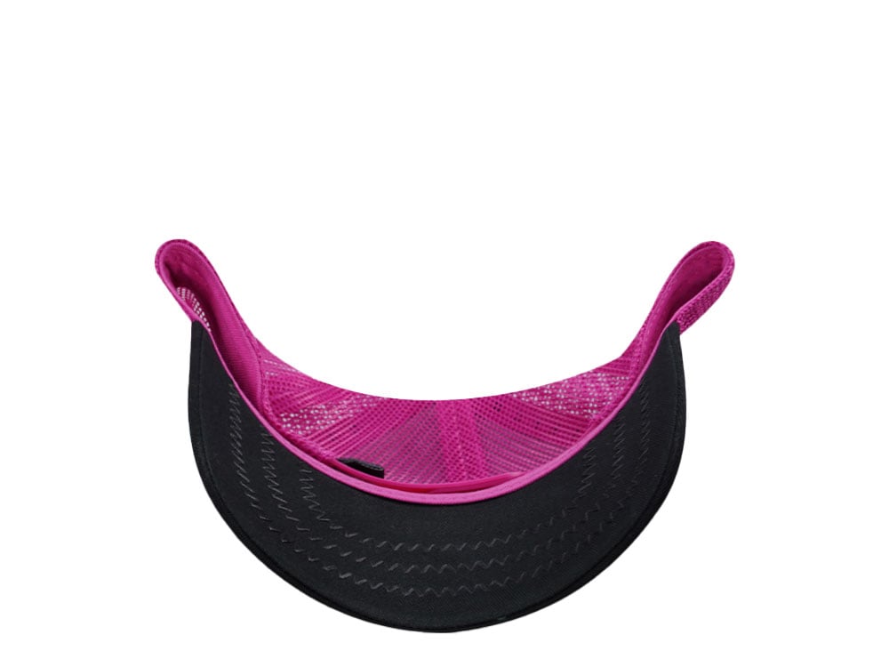 Amplified Pink Floyd Black Pink Trucker Snapback Hat