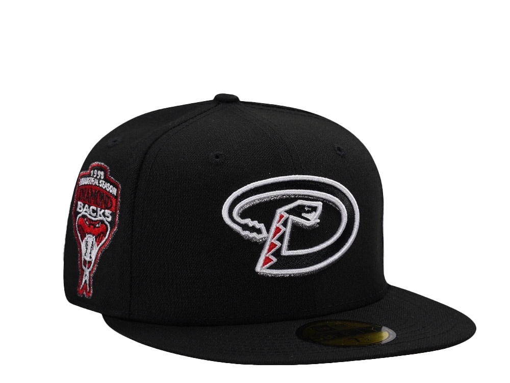New Era Arizona Diamondbacks Inaugural Season 1998 Black Prime Edition 59Fifty Fitted Hat