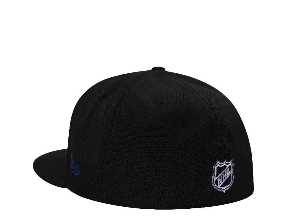 New Era Toronto Maple Leafs 75th Anniversary Black Prime Edition 59Fifty Fitted Hat