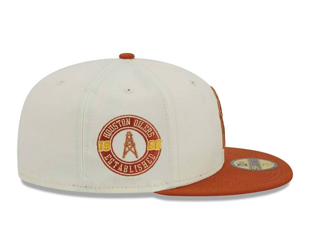 New Era Houston Oilers Est 1980 City Icon Two Tone 59Fifty Fitted Hat