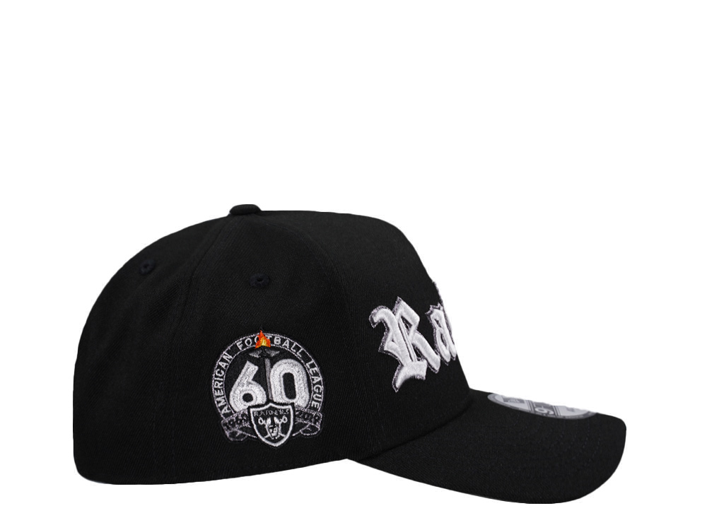 New Era Las Vegas Raiders 60th Anniversary Script Edition 9Forty A
