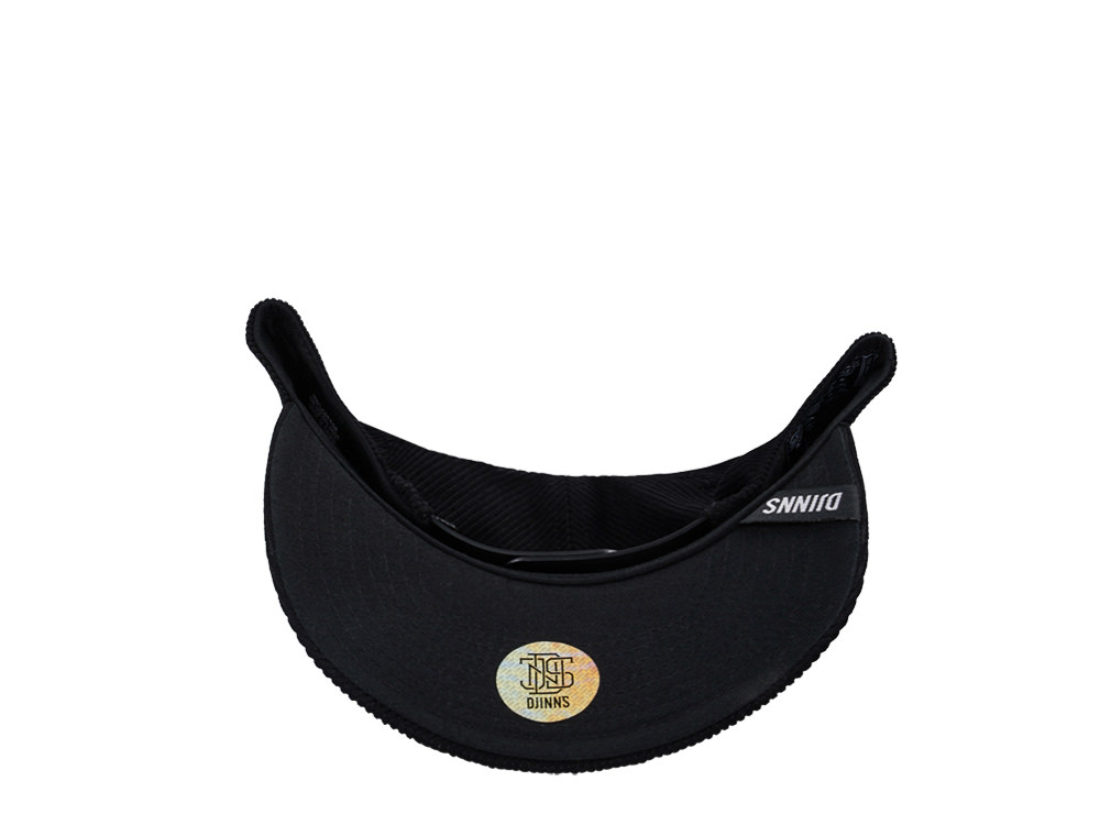 Djinns Cord Mountains Black TrueFit Snapback Hat