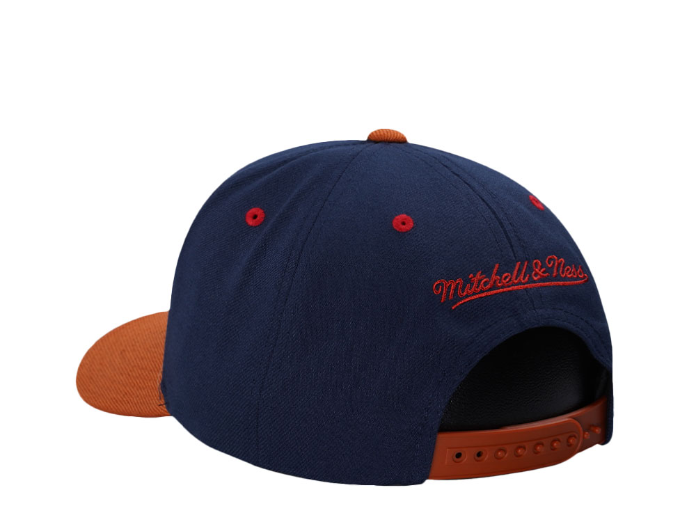 Casquette Snapback Mitchell & Ness Pro Crown - Réglable (55-63 Cm) - 100% Coton, Bandeau Anti-transpiration - Unisexe, Style NBA