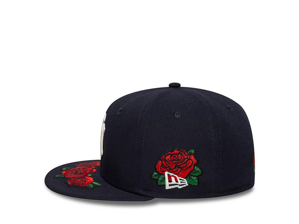 New Era New York Yankees Inaugural Season 2009 Floral Navy Prime Edition 59Fifty Fitted Hat