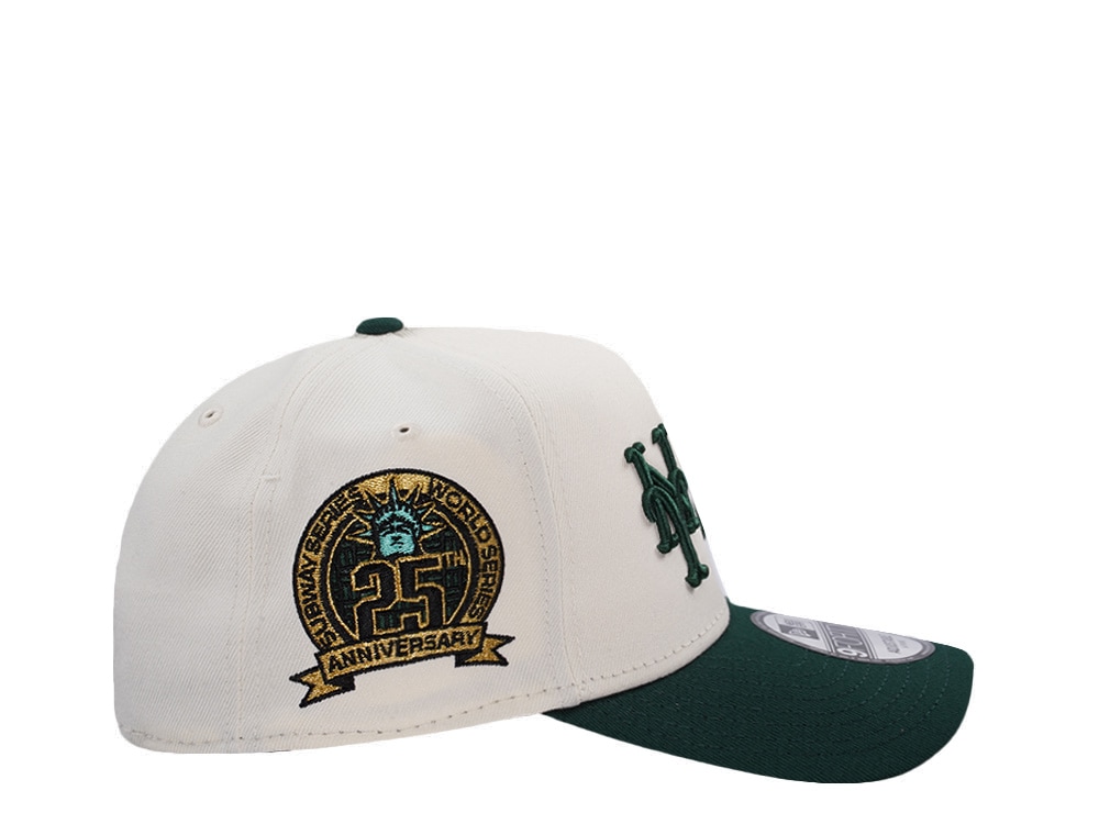 New Era New York Yankees New York Mets Chrome Two Tone Edition 9Forty A Frame Snapback Hat