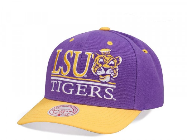 Mitchell & Ness Louisiana State University Tigers Pro Crown Fit Snapback Cap