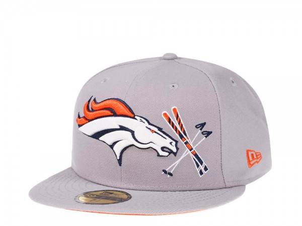 New Era Denver Broncos City Icons Grey Edition 59Fifty Fitted Cap