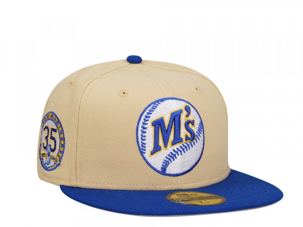 New Era Seattle Mariners 35th Anniversary Vegas Two Tone Edition 59Fifty Fitted Cap