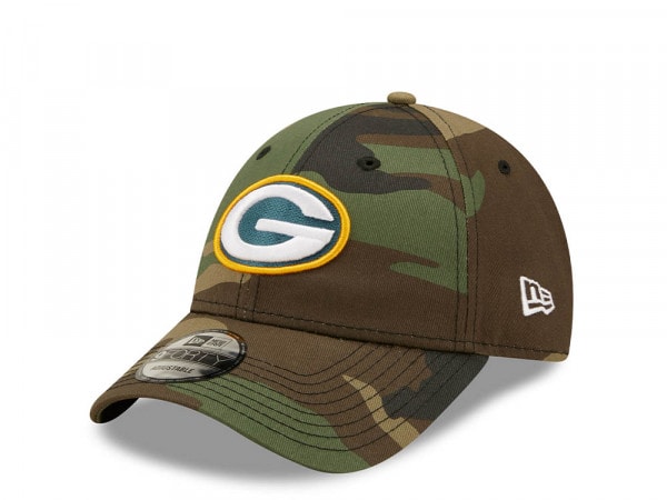 New Era Green Bay Packers Green Camo 9Forty Strapback Cap