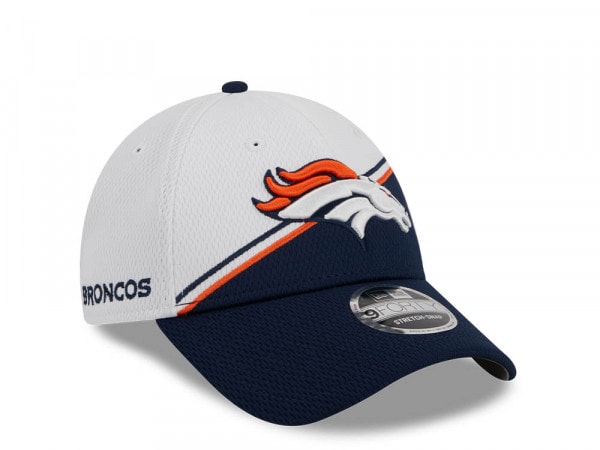 New Era Denver Broncos NFL Sideline 2023 Navy White  9Forty Snapback Cap