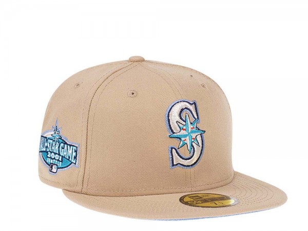 New Era Seattle Mariners All Star Game 2001 Camel Glacier Edition 59Fifty Fitted Cap
