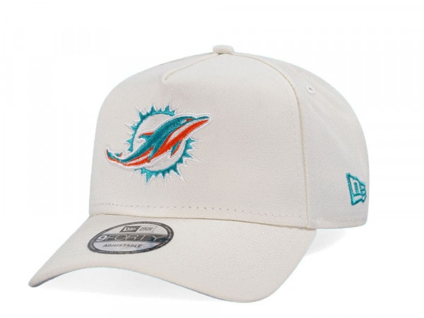 New Era Miami Dolphins Chrome Edition 9Forty A Frame Snapback Cap
