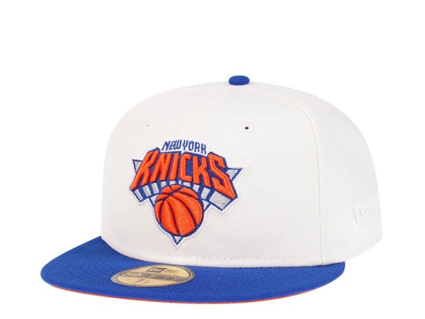 New Era New York Knicks Creme Two Tone Edition 59Fifty Fitted Cap