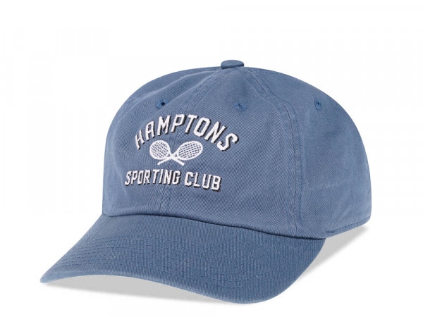 American Needle Hamptons Sporting Club Blue Vintage Casual Strapback Cap