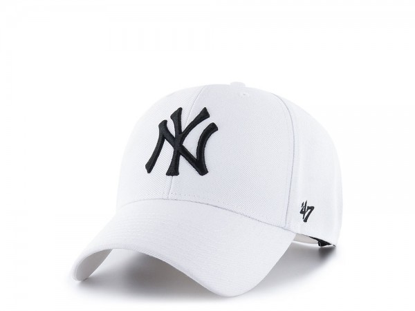 47Brand New York Yankees Classic White Snapback Cap