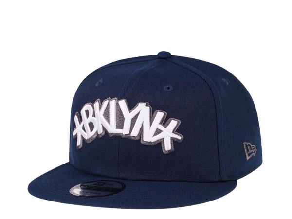 New Era Brooklyn Nets Dark Blue Edition 9Fifty Snapback Cap