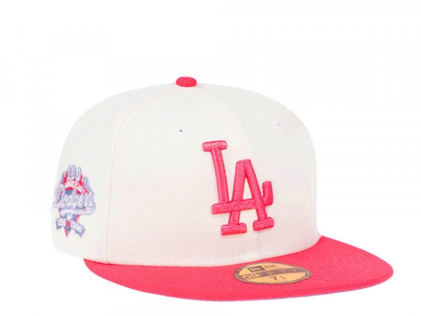 New Era Los Angeles Dodgers 100th Anniversary Lava Cream Edition 59Fifty Fitted Cap