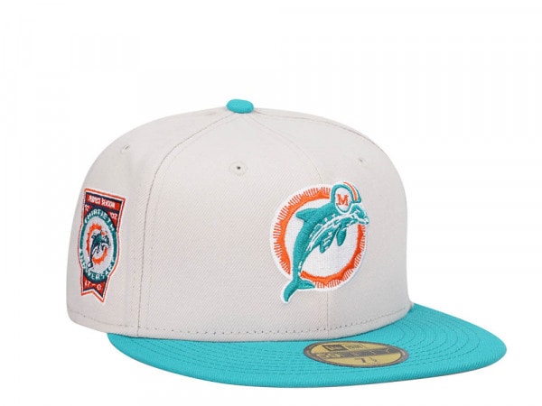 New Era Miami Dolphins 30th Anniversary Two Tone Edition 59Fifty Fitted Cap