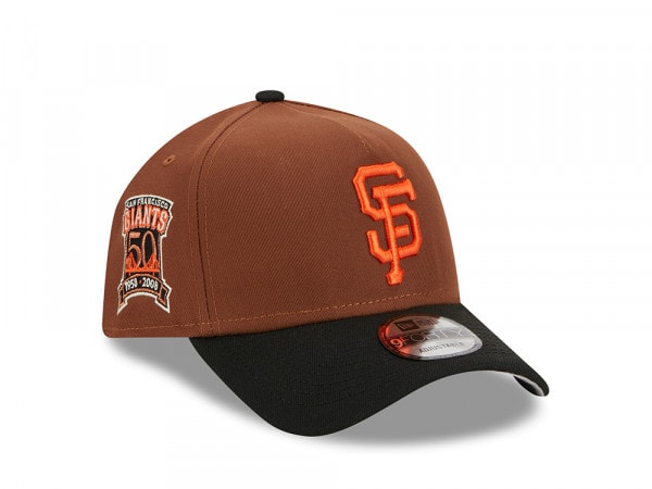 New Era San Francisco Giants 50th Anniversary Harvest Two Tone 9Forty A Frame Snapback Cap