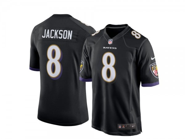 Nike Baltimore Ravens Lamar Jackson Alternate Game NFL Jersey