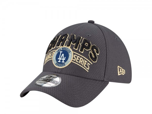 New Era Los Angeles Dodgers World Champs Locker Room 39Thirty One Size Stretch Cap