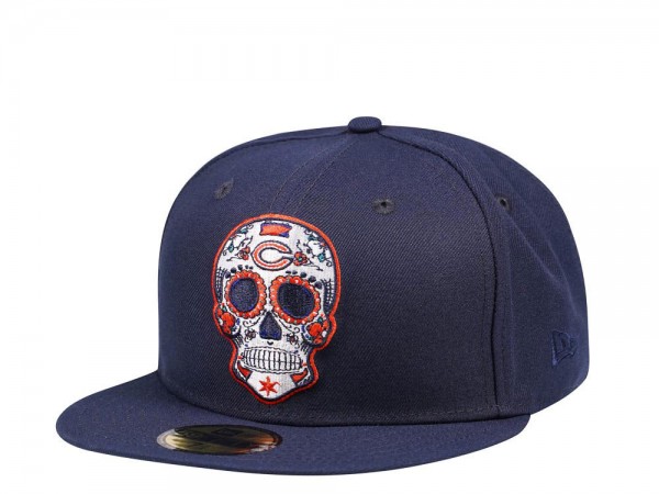 New Era Chicago Bears Skull Edition 59Fifty Fitted Cap
