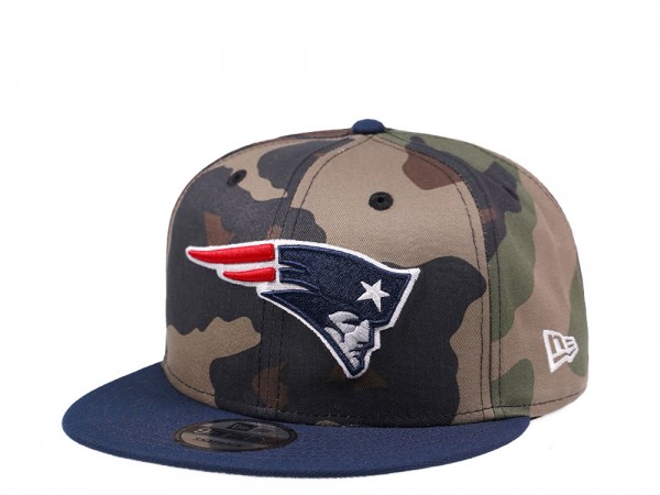 New Era New England Patriots Woodland Camo Edition 9Fifty Snapback Cap