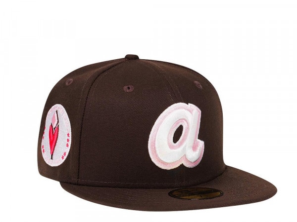 New Era Atlanta Braves All Star Game 1972 Coffee Pink Edition 59Fifty Fitted Cap