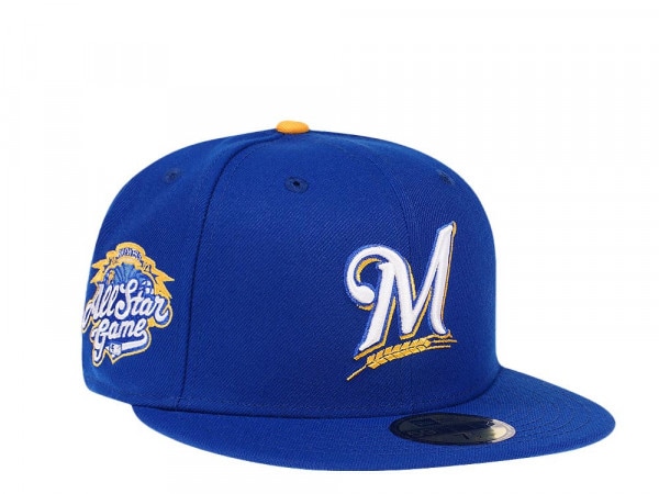 New Era Milwaukee Brewers All Star Game 2002 Glacier Blue Edition 59Fifty Fitted Cap